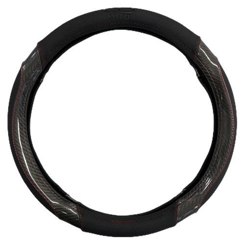Antibacteria Steering Wheel Cover - Carbon Black